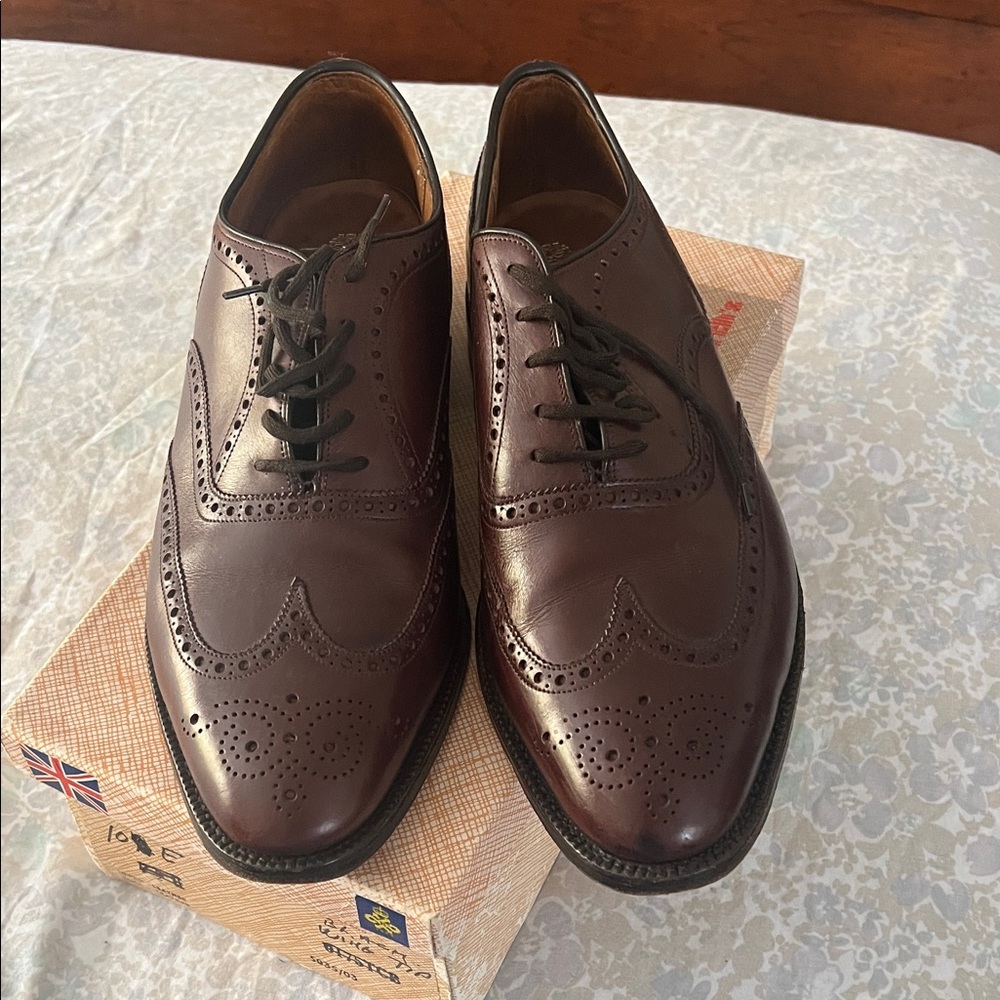 Church’s brown Leather Oxfords